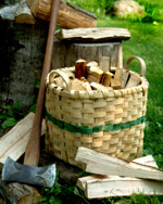 Herring scale basket