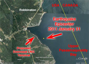 Robbinston Earthquake 2011 Jan 31